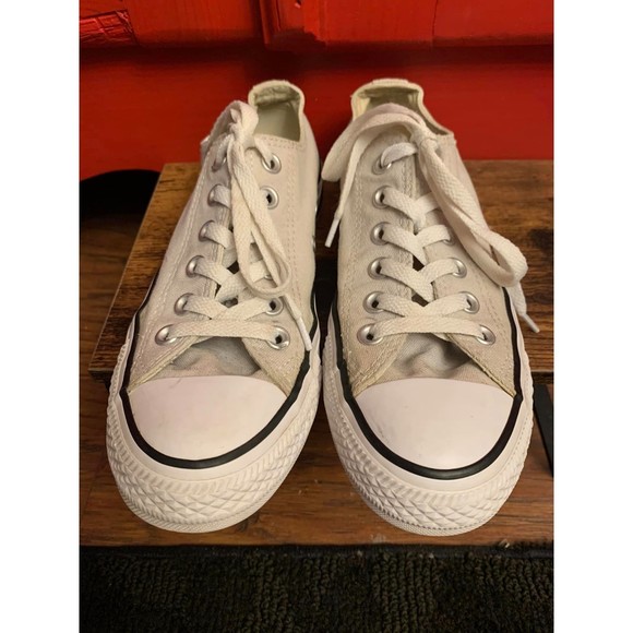 Converse Grey Gray Chuck Taylor Low Top Tennis Shoes EUC Men 5 Women 7 - Picture 4 of 6